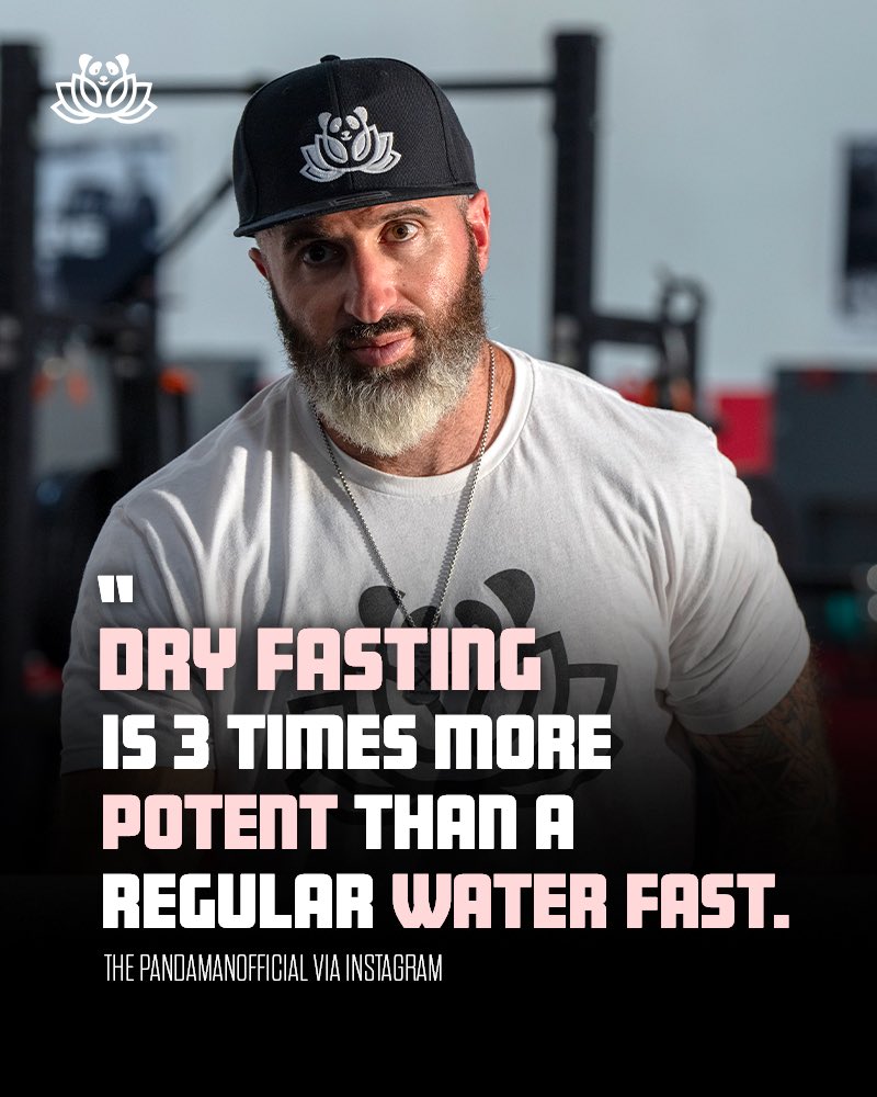 pandaman_kn's tweet photo. The power of DRY FASTING! https://t.co/emwu3p6m6b