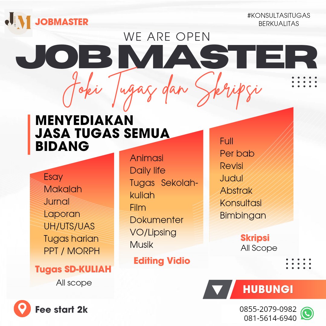 JOB MASTER tweet media