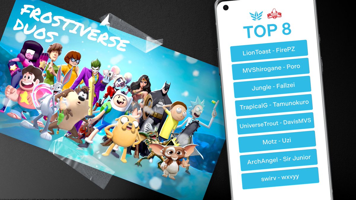 Your $1000 Pockets League: Frostiverse of Madness Duos Champions: 

🥇 <a href="/lionwantstoast/">liontoast</a> | <a href="/FirePZA/">FPZ</a>
🥈<a href="/MVShirogane/">Shirogane</a> | <a href="/PoROMVS/">PoRO</a>
🥉<a href="/JungleMVS/">Jungle 𖦹</a> | <a href="/oFallzei/">Fallzei</a>
🏅<a href="/TwitchTrapicalG/">Trap</a> | <a href="/TamunokuroK/">Tamunokuro</a>
🏅<a href="/Serious12369/">Serious</a> | <a href="/DavisMVStv/">Davis</a>
🏅@sentrymotzz | <a href="/WFuzi2/">Uzi 🇵🇷</a>
🏅<a href="/ArchangelSsbu/">ArchAngel</a> | <a href="/sirjrgaming/">Sir Junior</a>
🏅<a href="/swirv/">swirv</a> |