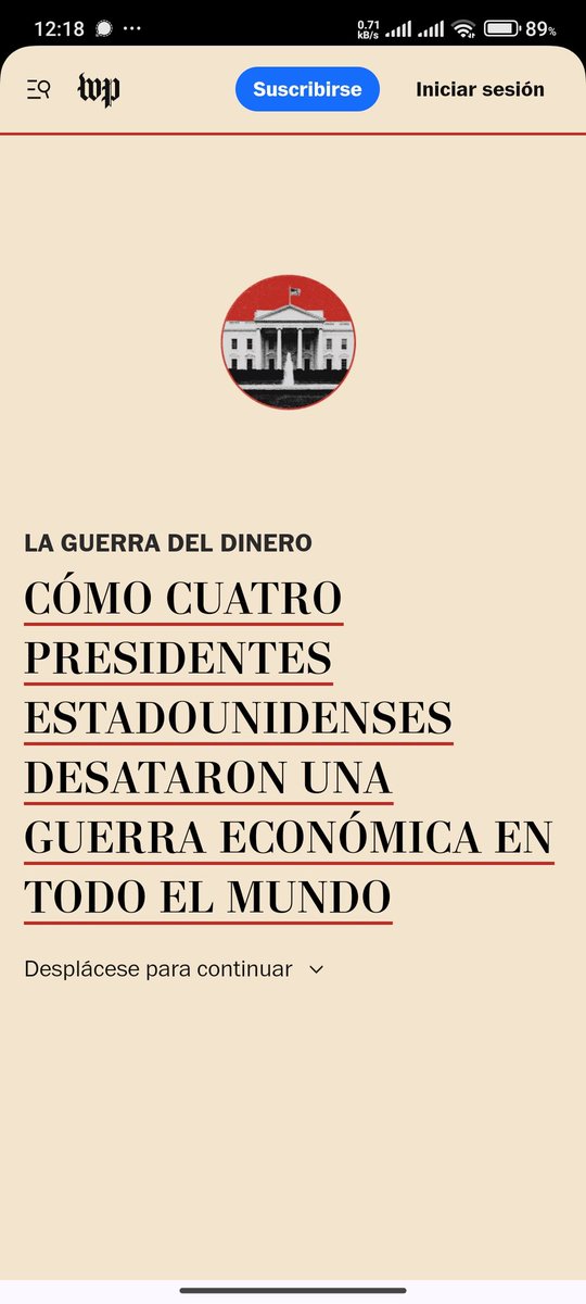 ¡CONFESIÓN! Para todo el que las niega. Hoy, el propio <a href="/washingtonpost/">The Washington Post</a> lo confirma con datos:

"Las sanciones a Venezuela contribuyeron a una contracción económica aproximadamente tres veces mayor que la causada por la Gran Depresión en Estados Unidos"