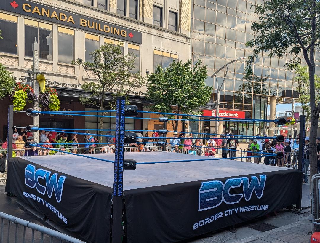 Andrew Ferguson (@andrew2592) on Twitter photo Great day in downtown Windsor for the book launch of Killers, Butchers, Cry-Babys and Canadian Destroyers. The history of professional wresting in Windsor, Ontario.
Available now thru Amazon! And a great wrestling show from BCW! <a href="/bcwonline/">Border City Wrestling</a> <a href="/ForAllGreerkind/">Jamie Greer</a> Great day in downtown Windsor for the book launch of Killers, Butchers, Cry-Babys and Canadian Destroyers. The history of professional wresting in Windsor, Ontario.
Available now thru Amazon! And a great wrestling show from BCW! <a href="/bcwonline/">Border City Wrestling</a> <a href="/ForAllGreerkind/">Jamie Greer</a>