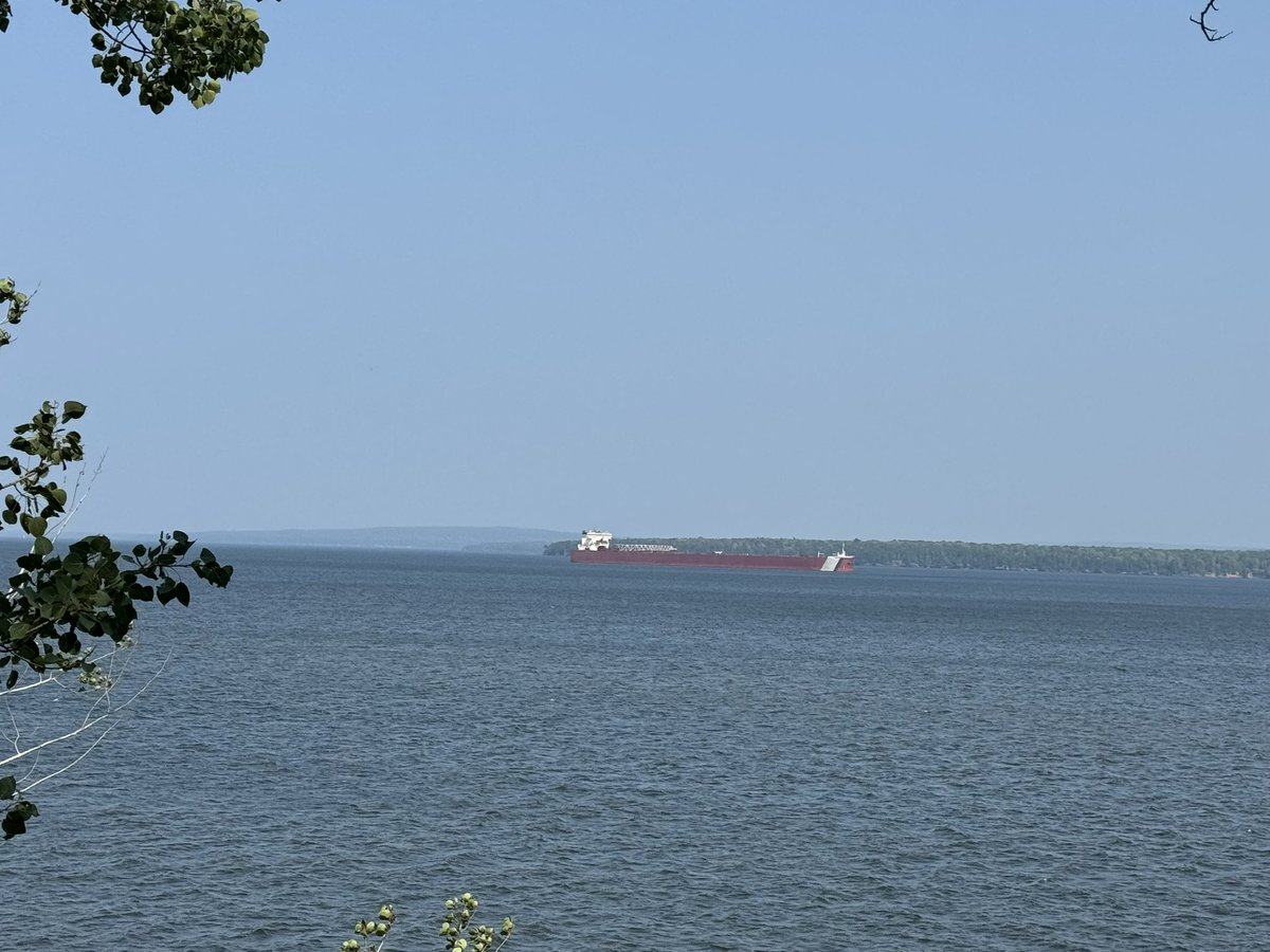 Rare day to see a laker docked in Bark Bay…