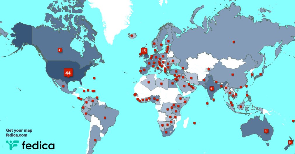 I have 4 new followers from Malaysia, and more last week. See fedica.com/!nikki_tolich