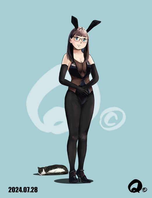 7/28㊐のモカちゃん
今日も黒バニーでお待ちしてま～す🖤 