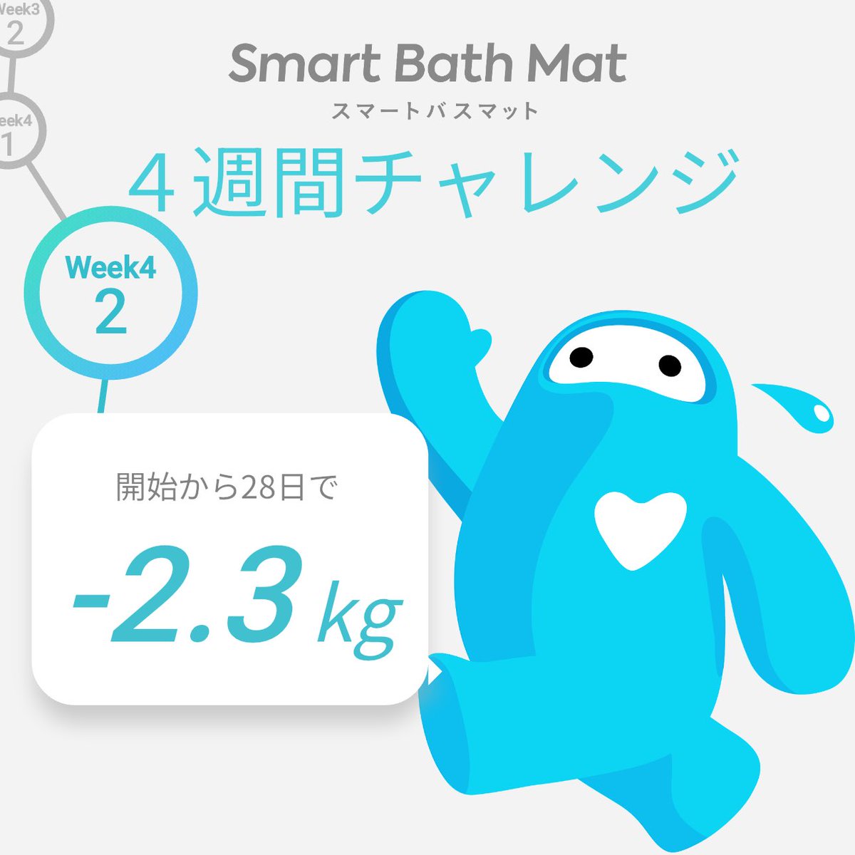 邪魔にならないから、ストレスにもならない。
無理なく体重測定を続けられる。
#4週間チャレンジ #健康スキル #スマートバスマット の詳細はこちら issin.cc