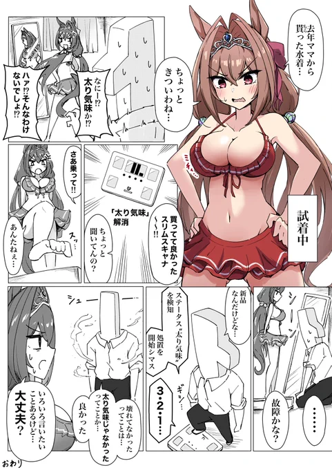 売店でスリムスキャナーが買えた時代の水着漫画