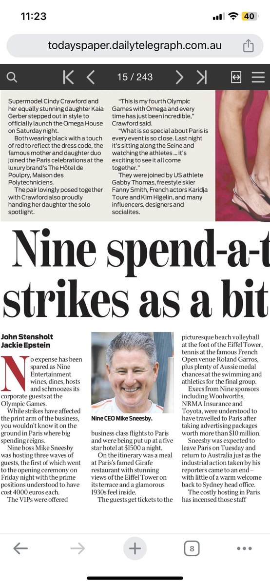 Dan Walsh (@dan_walsh64) on Twitter photo 70-90 redundancies from Nine’s publishing arm and refusing to pay <a href="/smh/">The Sydney Morning Herald</a> <a href="/theage/">The Age</a> <a href="/FinancialReview/">Financial Review</a> journos a fair wage to keep the company’s profit margins up.
I’m no economist, but I could find the bosses a few alternatives while we’re on strike <a href="/withMEAA/">MEAA</a> 70-90 redundancies from Nine’s publishing arm and refusing to pay <a href="/smh/">The Sydney Morning Herald</a> <a href="/theage/">The Age</a> <a href="/FinancialReview/">Financial Review</a> journos a fair wage to keep the company’s profit margins up.
I’m no economist, but I could find the bosses a few alternatives while we’re on strike <a href="/withMEAA/">MEAA</a>