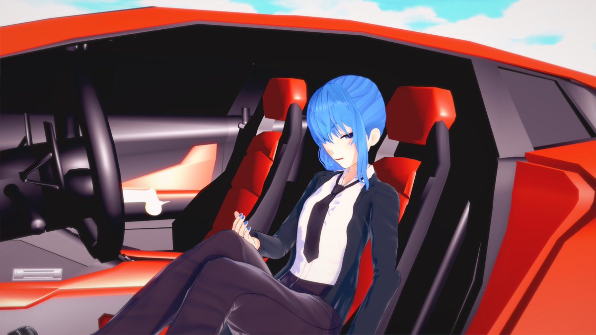 DALoTohka's tweet photo. 也許是因為過於疲憊，
不幸追撞了紅色的高級車。
對為了保護後輩而擔下全部責任的瑪夏

車主——暴力團漲星街
所提出的和解條件是… https://t.co/CgylqsAW22