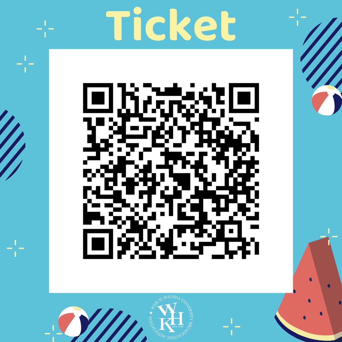 whkevent's tweet photo. WHK FESTA'24の来場者チケットはこちらからお願いします❗️

※Googleフォームに答えていただきますと自動で回答メールが届きますので、そちらをイベント当日チケットとして拝見します！ https://t.co/lew1LDEgqq