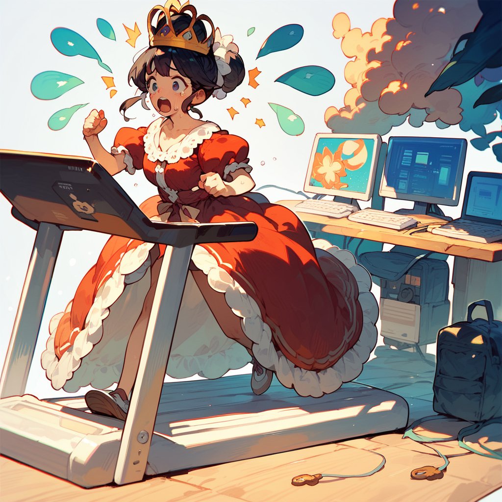 「Control Weightを変えたやつ①=0.7②=1.0(最初に投稿したやつ」|Rootport💰🍹🍑のイラスト