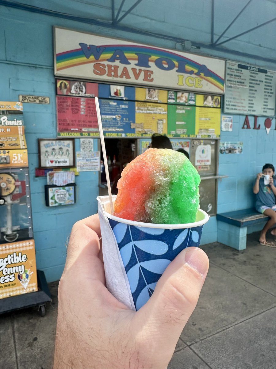 Waiola Shave I’ve had to get the Obama Rainbow 🌈