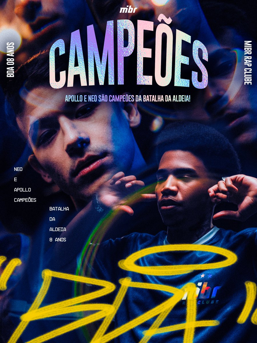 NEO E APOLLO SÃO OS CAMPEÕES DA #BDA8ANOS 🔥

SALVE ESPECIAL PRO TAVIN, VC É MONSTRO!

MIBR RAP CLUBE CHEGOU DAQUELE JEITO 🔥