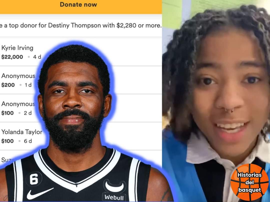 Young lady started a Go - Fund me page asking for exactly 6,000 tuition to continue her studies at Harvard so Kyrie did this.