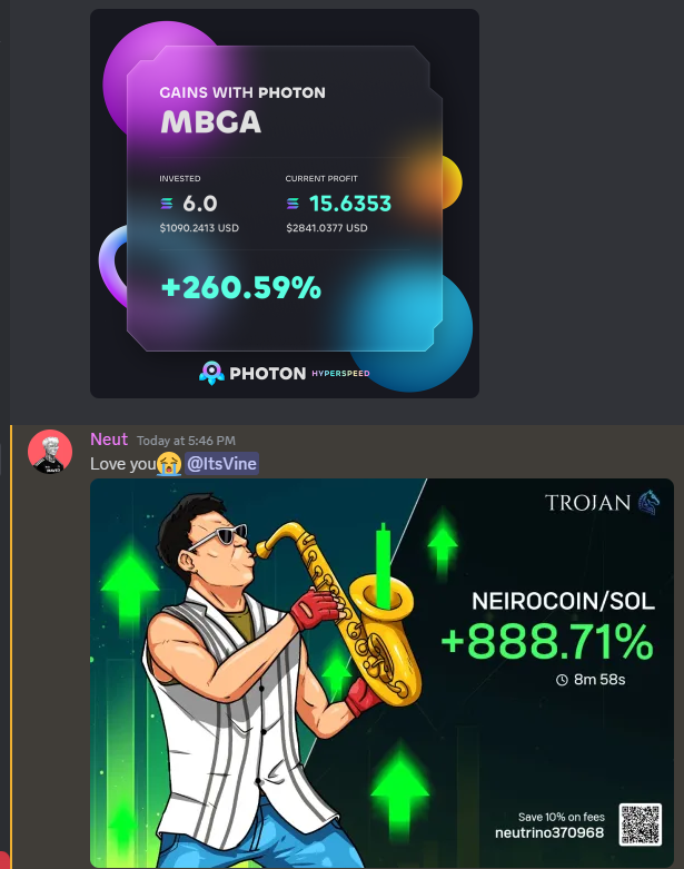 PumpVerse's tweet photo. Members in PumpVerse ate good today🫡

If you want to be in a group full of dedicated trench warriors this is where you are going to want to be.

https://t.co/FygkAVEXM8 https://t.co/LzkXcHYa47