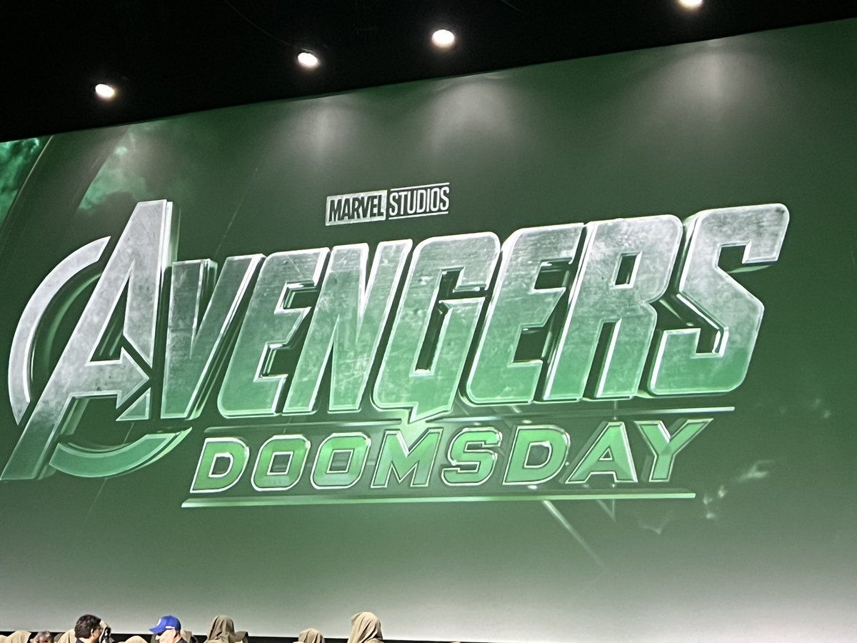 ErikDavis's tweet photo. Avengers Doomsday is up first!
#sdcc https://t.co/KWTdNO3QNs