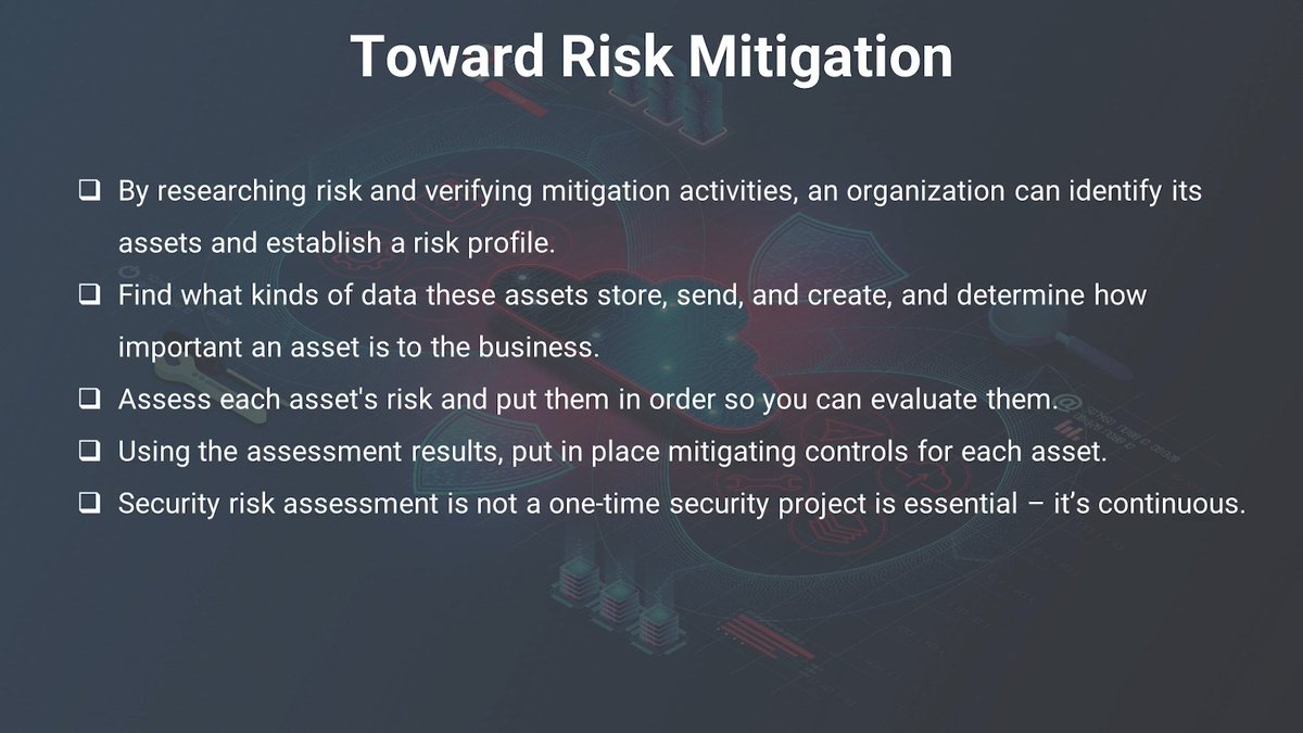 felix_hud's tweet image. Today I learned about researching and verifying risk mitigation. Ensuring effective risk management is crucial for maintaining security and stability in projects. 

#LSPPDay58 #60DaysOfLearning2024 #LearningWithLeapfrog @lftechnology