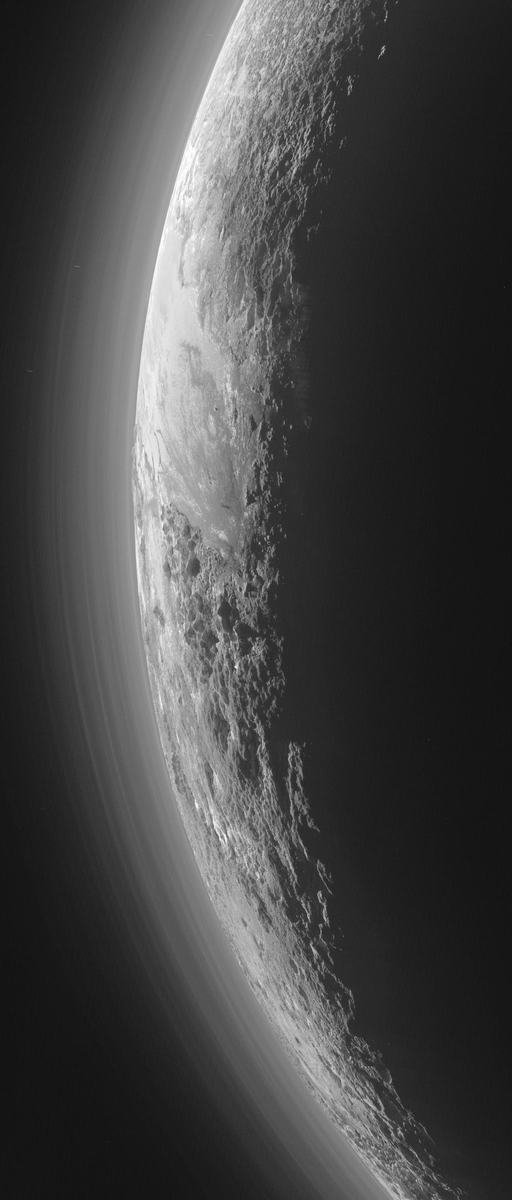 Close up of Pluto from the New Horizons space probe...