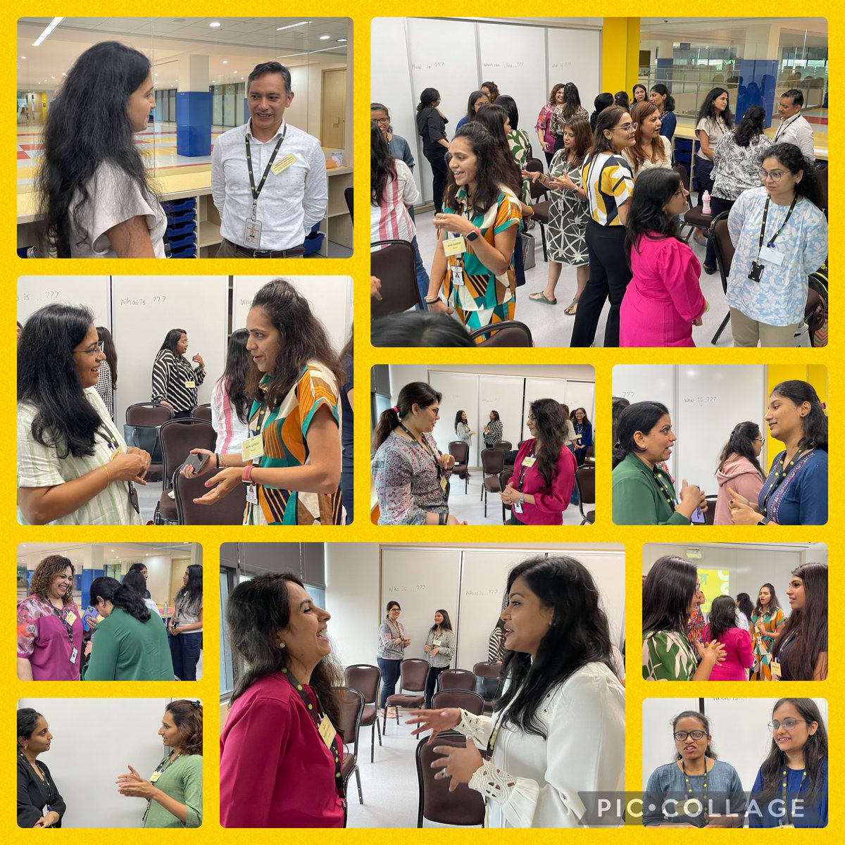 paulabaxter67's tweet image. Primary leadership &amp;amp; grade leaders used the #LiberatingStructure called #ImpromptuNetworking to begin making connections &amp;amp; building relationships with the new teachers during orientation @oismumbai.