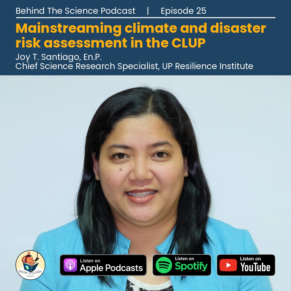 pcmflores19's tweet photo. Hello #pinoyscientists 

Check out our July episodes of the #BehindTheSciencePodcast
Sa podcast na ito ay aalamin natin ang mga behind-the-scenes stories ng research ng mga Pinoy Scientists simula sa kung paano nila ito naisipan gawin hanggang sa na-publish na nila ito https://t.co/2wEa20nHvS