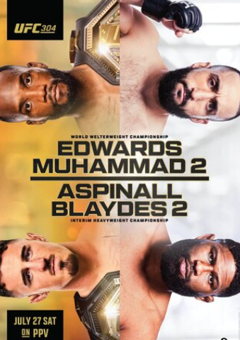 buffstreamio's tweet photo. UFC 304: Edwards vs. Muhammad 2
Leon Edwards  vs.  Belal Muhammad
Tom Aspinall  vs.  Curtis Blaydes
Bobby Green  vs.  Paddy Pimblett
C. Duncan  vs.  G. Rodrigues
Arnold Allen  vs.  Giga Chikadze

#buffstreams | #crackstreams | #ronaldo7 | #methstreams | #streameast #UFC304 https://t.co/ouEJe10vlJ