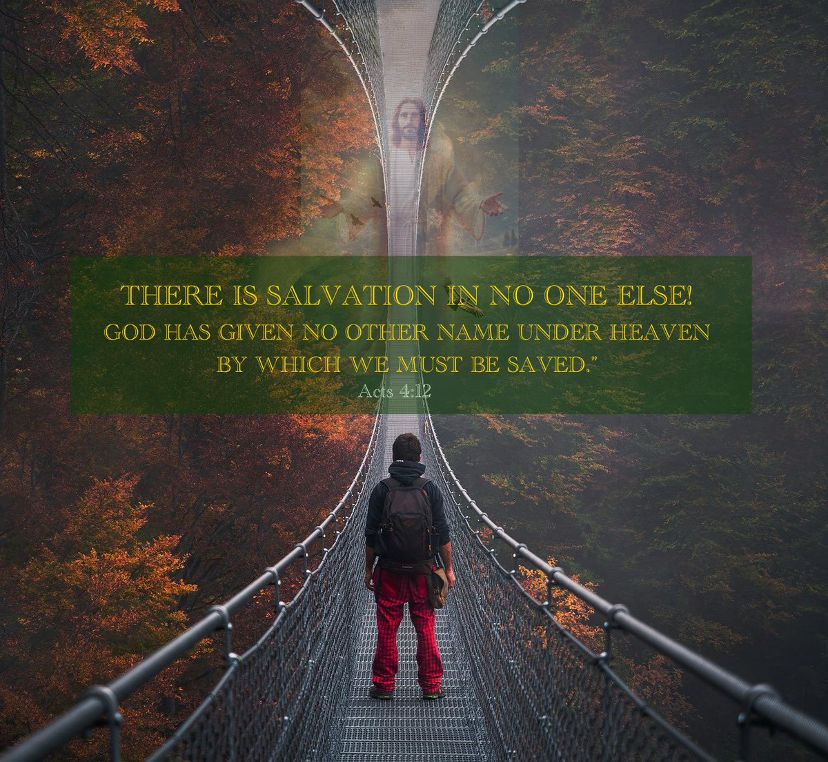 ManiPulimood's tweet photo. There is Salvation in no one else! 
God has given no other name 
Under Heaven by which we must be Saved.

Acts 4:12 https://t.co/e2ehTLPvLk