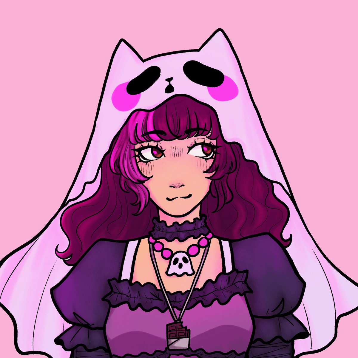 New profile picture/persona design! Doing some last minute rebrands before starting to upload my partner and I’s webtoon August 14th!!