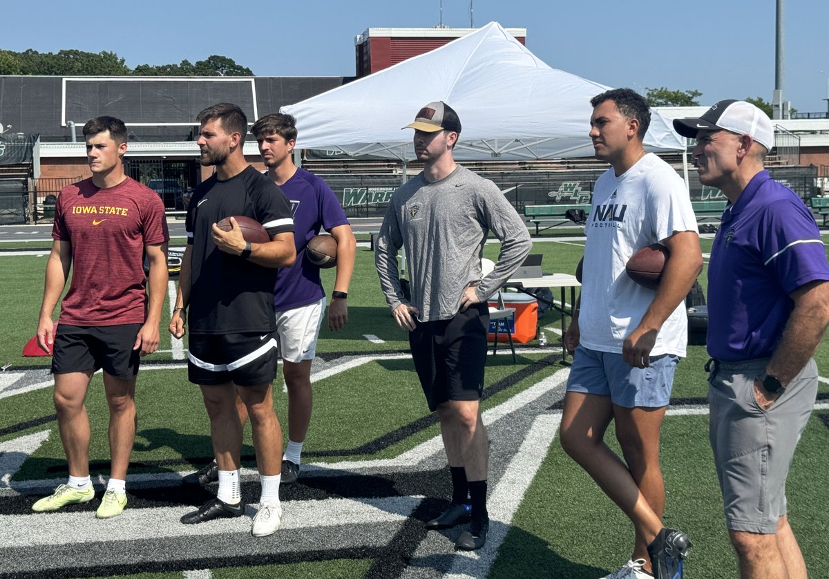 CoachZauner's tweet photo. Finished Day 1 at my Invite ONLY &amp; Hula Bowl Exposure Camp here in Milwaukee.  15 Specialists attended to showcase their talents as they prepare for their senior season or free agent tryouts.  There was a lot of game type reps., video, evaluation and class room instruction. https://t.co/Ay03QzO1lD