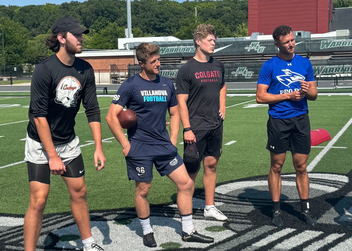 CoachZauner's tweet photo. Finished Day 1 at my Invite ONLY &amp; Hula Bowl Exposure Camp here in Milwaukee.  15 Specialists attended to showcase their talents as they prepare for their senior season or free agent tryouts.  There was a lot of game type reps., video, evaluation and class room instruction. https://t.co/Ay03QzO1lD
