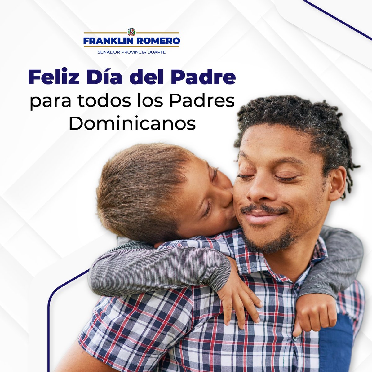 FranklnRomero's tweet photo. Hoy celebramos a todos los padres dominicanos que con su amor, esfuerzo y dedicación construyen un mejor futuro para sus hijos. A esos héroes que día a día trabajan en aplicar el verdadero significado de la paternidad,¡Feliz Día del Padre! 👨👧👦❤️
#DíaDelPadre #AmorPaternal #Familia https://t.co/O4wPYFuVCD
