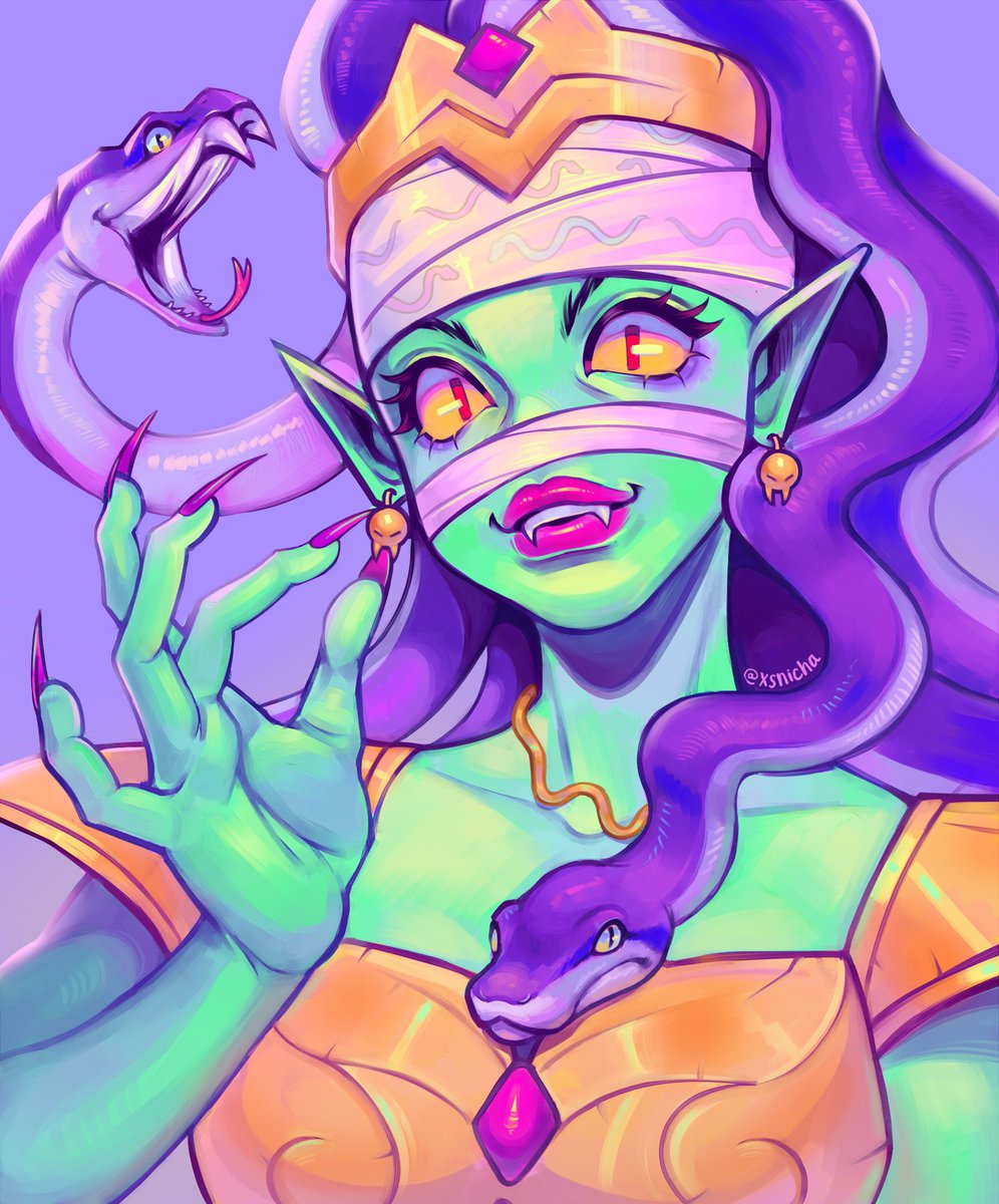 emz gorgona 🐍*:･ﾟ✧
#brawlstars #brawlstarsart