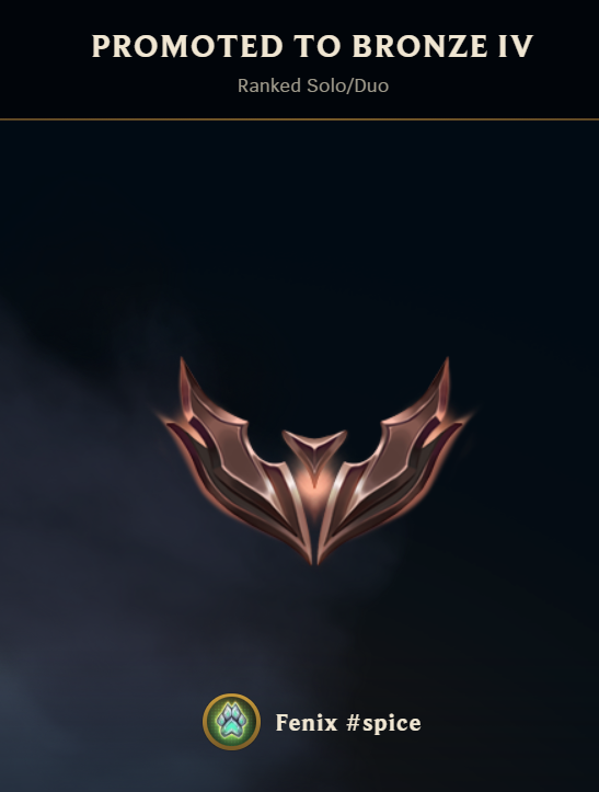RitoFenix's tweet photo. GOT MY ACCOUNT OUTTA IRON :)) taking my damn win to bed GOOD NIGHT https://t.co/4zM9knZNpP