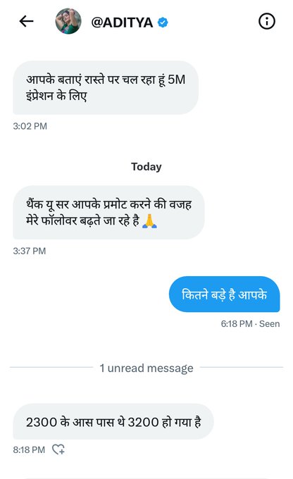 आपको 10K follower करने है?
रिट्वीट कर ID कॉमेंट में डाल दै

सरकार से कोइ उम्मीद नहिं है अब युवाओं कि आय दुगुनी करनी है 50K+$💰
मैं🏪हमेसा साथ हूँ
आप सबको पैसा आए इसमें हि मेरी खूशी है💌

5k से कम वाले
कमेंट में ID देने वाले सभी को FB मिलेगा
ईमानदारी से एक दूसरे को फॉलो कर लै!
👇
