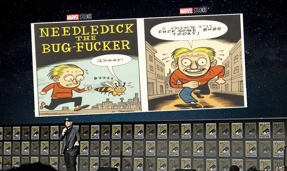 ericallenhatch's tweet photo. THIS IS NOT A DRILL. Iβve been waiting all my life for this news!!
#ComicCon #Marvel #Needledick #Bugfucker #MCU https://t.co/1BcMpTXMtA