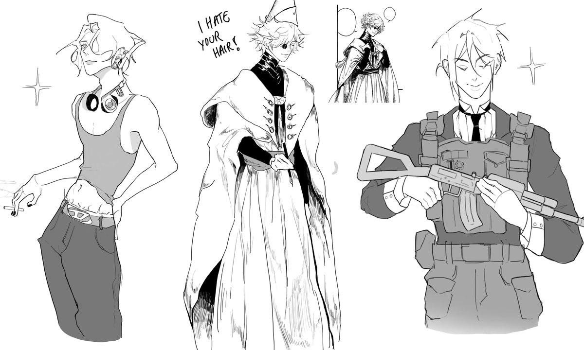 doodlingjoss's tweet photo. this weeks sketches + qifrey hair slander
#witchhatatelier #blackbutler https://t.co/GRQO3Z8oyg