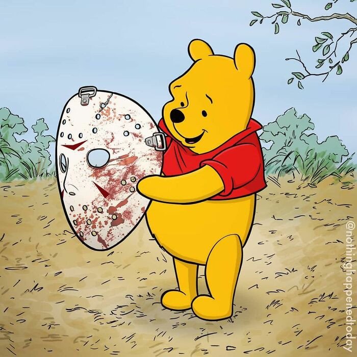 AshySlasheeDB's tweet image. Oh bother....

(Art: Ed Harrington)