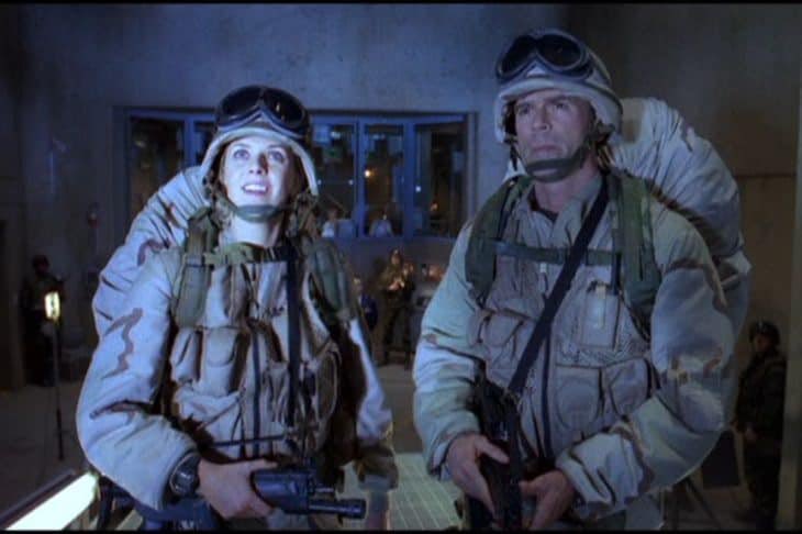 Akamamom's tweet photo. “You know. You really will like me once you get to know me.”

“Oh, I adore you already, Captain.”

Happy #27 to the best show ever made, and the start of the best ship ever shipped. 🎉🎉🎉

#stargate #stargatesg1 
#stargateaversary https://t.co/1zUodkxpIm