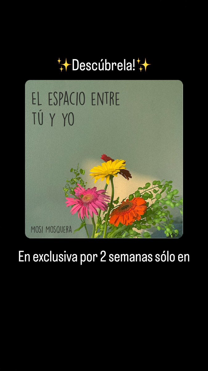 Mosi Mosquera (@mosimosquera) on Twitter photo Exclusivas 2 semanas de pre-lanzamiento sólo en Amazon ✨
bit.ly/3SrNZnY
.
.
“El olor a café de la mañana…”
.
#prelaunch #music
<a href="/amazonmusic/">Amazon Music</a> <a href="/MusicCurationX/">MusicCurationX</a> <a href="/M00CHTV/">MOOCH</a> <a href="/Bancolombia/">Bancolombia</a> #cafe <a href="/PROCOLOMBIACO/">PROCOLOMBIA</a> Exclusivas 2 semanas de pre-lanzamiento sólo en Amazon ✨
bit.ly/3SrNZnY
.
.
“El olor a café de la mañana…”
.
#prelaunch #music
<a href="/amazonmusic/">Amazon Music</a> <a href="/MusicCurationX/">MusicCurationX</a> <a href="/M00CHTV/">MOOCH</a> <a href="/Bancolombia/">Bancolombia</a> #cafe <a href="/PROCOLOMBIACO/">PROCOLOMBIA</a>
