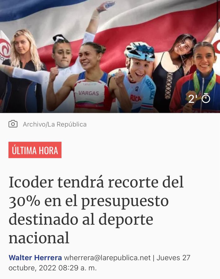No gracias al apoyo de un gobierno que en realidad recorta inversión en deporte.