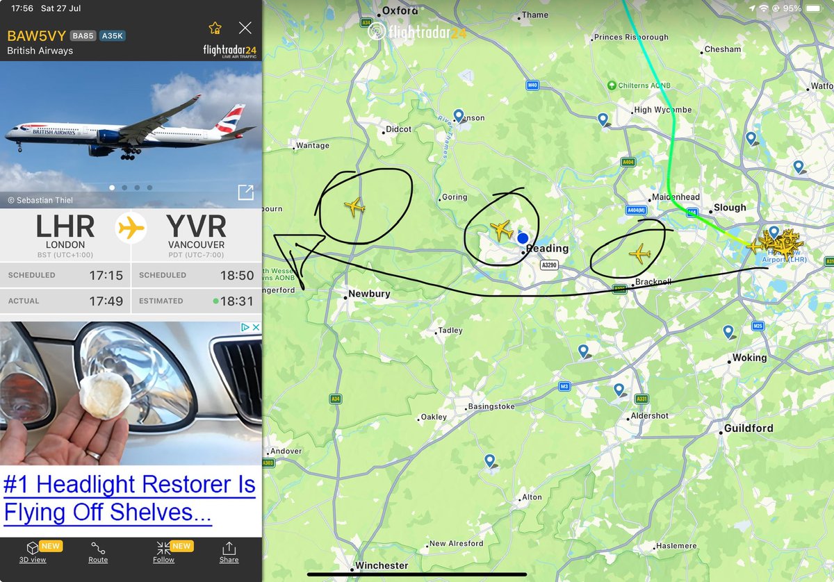 EastReadingAG's tweet photo. @syonist @HACAN1 @RAAN_BERKS @UK_CAA @NATS And here it starts again https://t.co/HBkghcYRIK