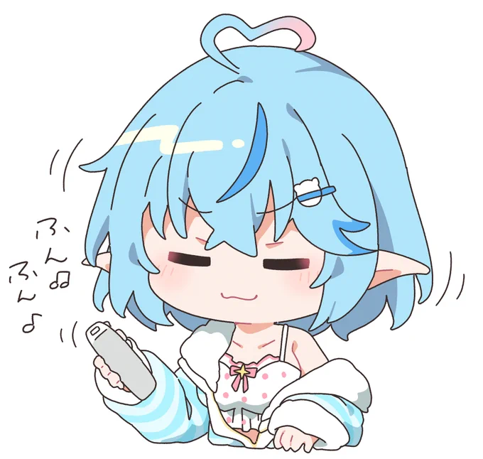 #らみらいぶ #LamyArt目をつぶってリズムとるラミィちゃん 
