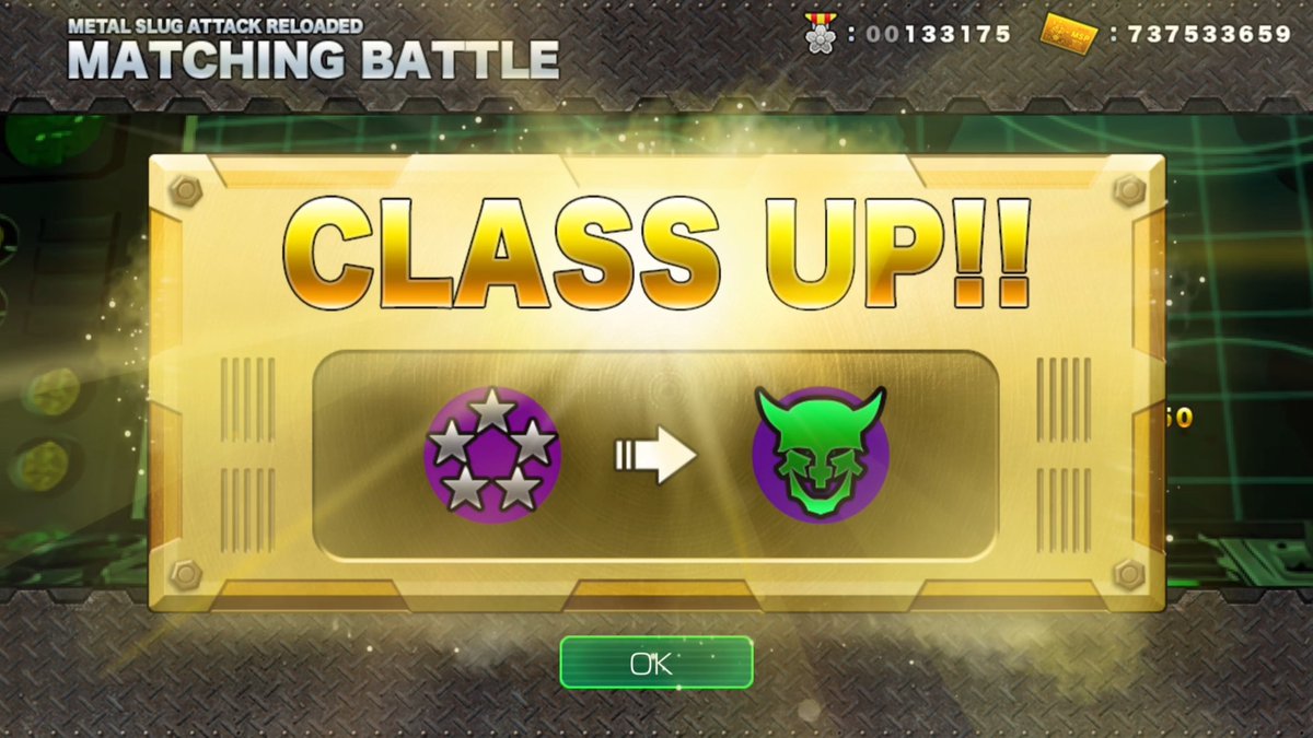 SNR_GamingClips's tweet photo. Mixed Faction Main Super Devil Rank!  Challenge Complete!! Kudos to all the ranked players I came and fought across within the Playstation player pool! 

#MSAR #MetalSlugAttack #MetalSlug #メタルスラッグ #メタルスラッグアタック https://t.co/bmFmetCzIj