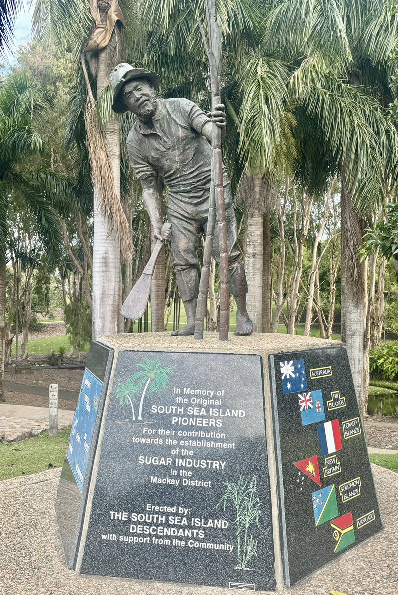 peterprince4's tweet photo. South Sea Islander memorial Mackay. https://t.co/MFcRgkaCM9 https://t.co/5oiovEwpVN