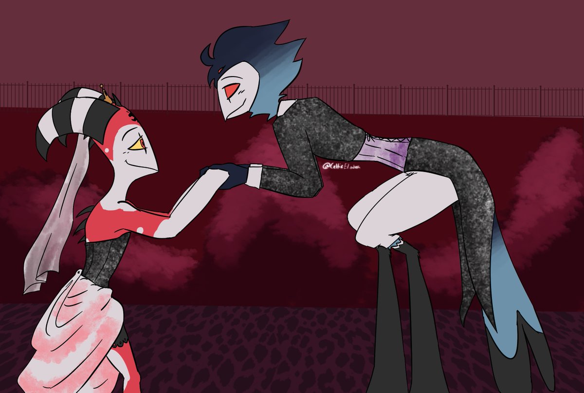 Day 7: Wedding
"I wanna make you smile whenever you're sad
Carry you around when your arthritis is bad
All I wanna do is grow old with you"

#stolitzDRESSupweek  #stolitz #HelluvaBoss #HelluvaBossFanart #HelluvaBossBlitzø #HelluvaBossStolitz #HelluvaBossStolas <a href="/StolitzDRESSup/">StolitzDRESSupWeek</a>