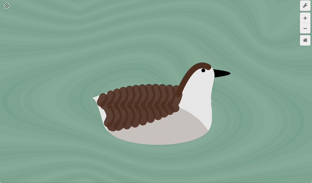 morningwalk123's tweet image. 鴨を関数アートで作りました！水面を見て欲しいです(鴨本体は満足行ってない)！
#関数アート #mathinreality