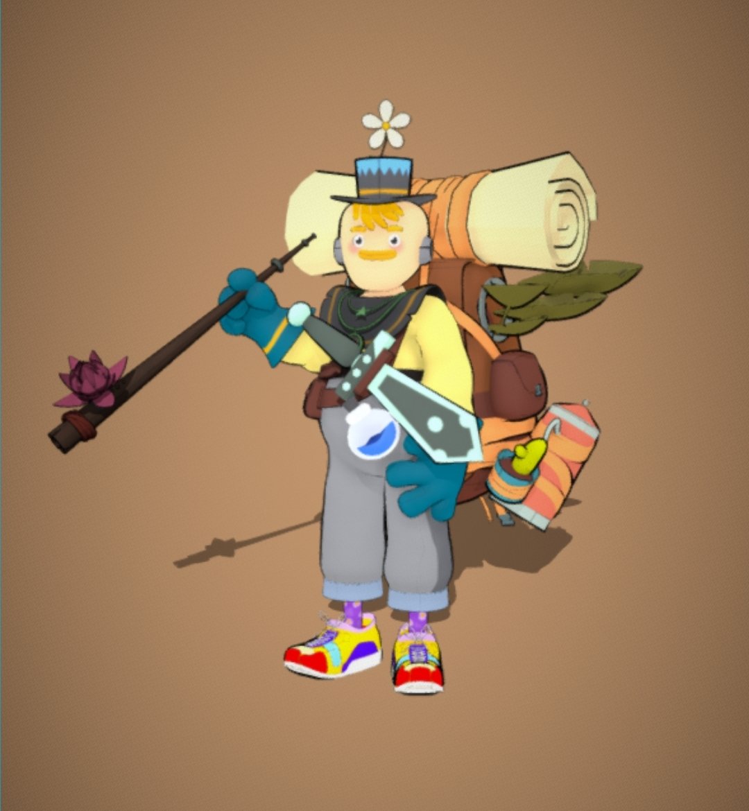 Zebetone's tweet photo. Stylized/Cartoony model first attempt https://t.co/oX4x4X5TLb