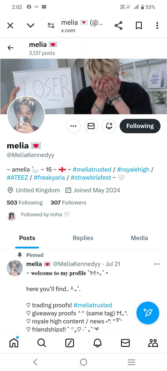 MichikoPain's tweet photo. @MeliaKennedyy @littlemissroha @jisvinging @xkittzy @MeliaAltAcc 🫵🏽✅! https://t.co/baLcjwqxZW