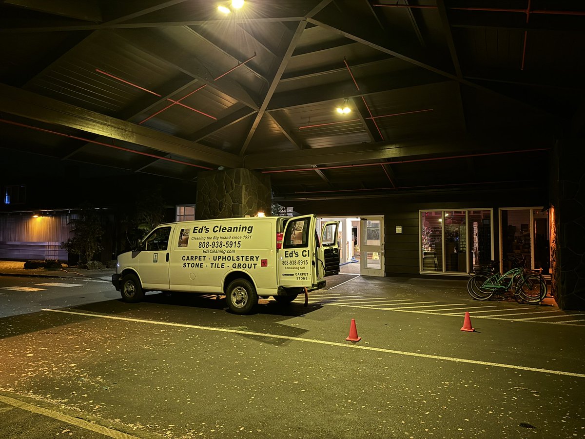 EdsCleaningHI's tweet photo. Looks like we'll be channeling our inner Cinderella tonight during our night shift. Except instead of a glass slipper, we'll be leaving behind a trail of clean carpets in the hotel and restaurant. #CleaningQueen #NightShiftStruggles #HotelLife #RestaurantProblems #Hawaii #Volcano https://t.co/OROl2Cm7BY