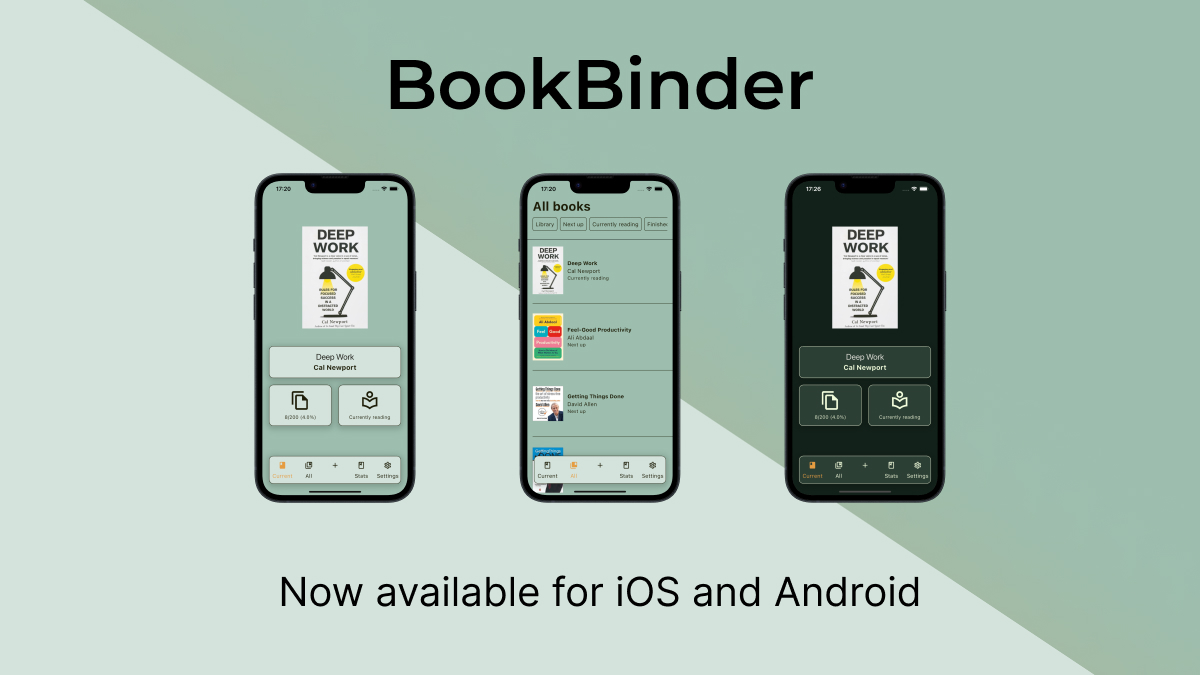 RoyGrootHulze's tweet image. Calling all book lovers! BookBinder helps you keep track of your reading journey. Available on both Android and iOS. 📖 #AppDeveloper #BookApp