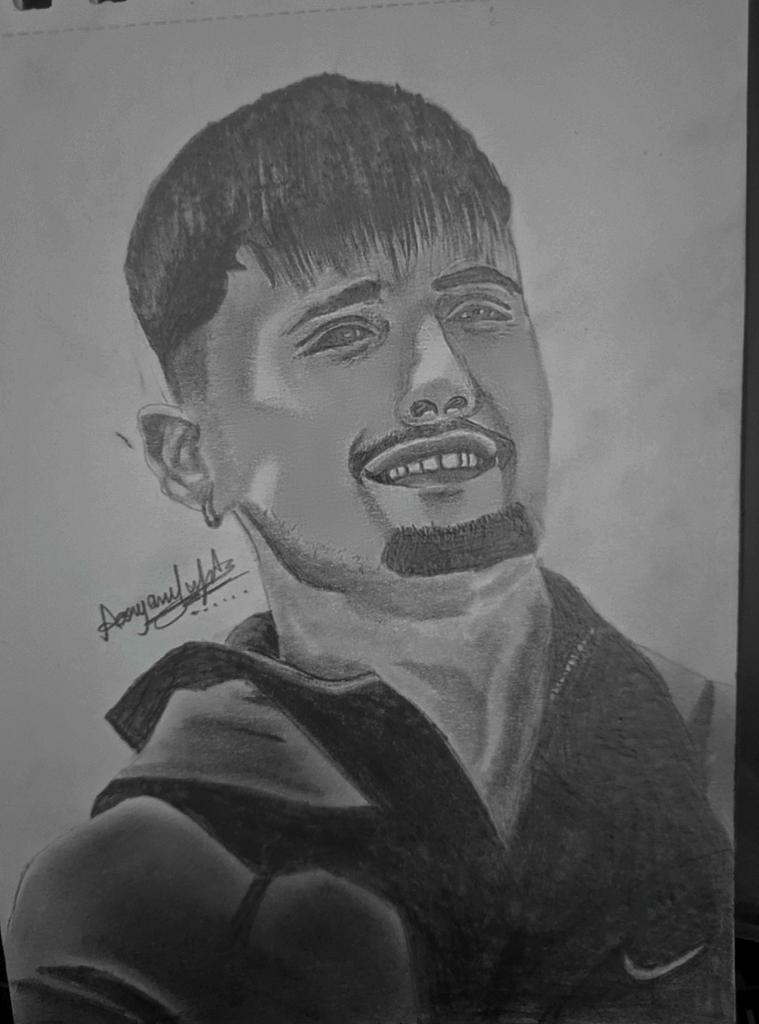 Another sketch of <a href="/imrealasim/">Asim Riaz</a> by me.💪🏻✍🏻 Keep going Asim in your life and succeed more 🙌🏻

#AsimRiaz #KhatronKeKhiladi14