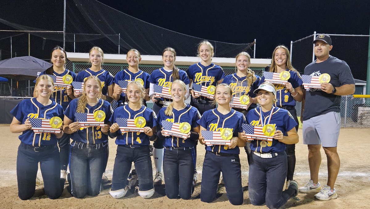 The Navy team def. Coast Guard 9-7 to in the championship game of the 11th Annual Veterans Memorial Softball Classic. Navy finished 3-0 on the weekend.